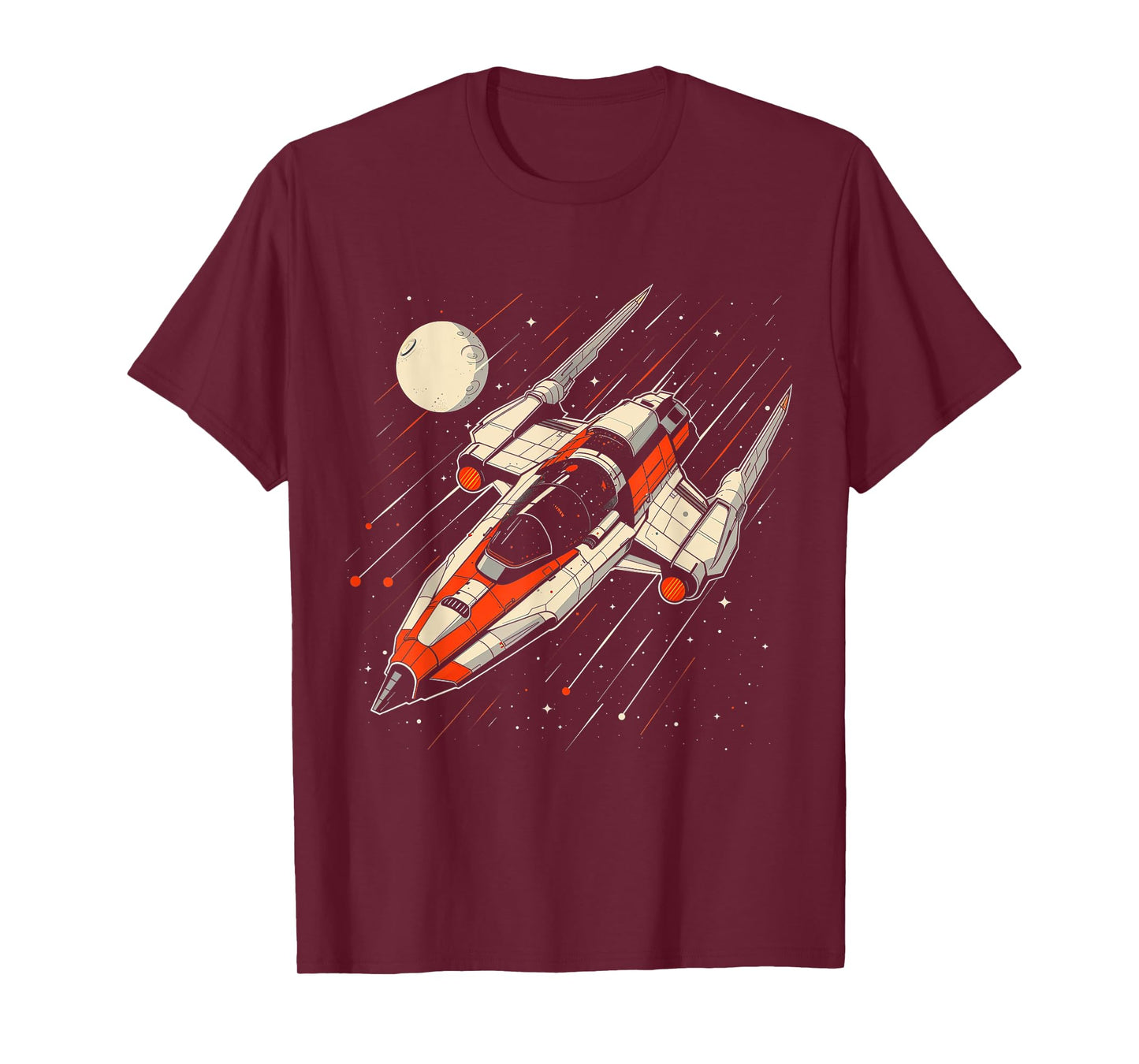 Retro Spaceship Vintage T-Shirt