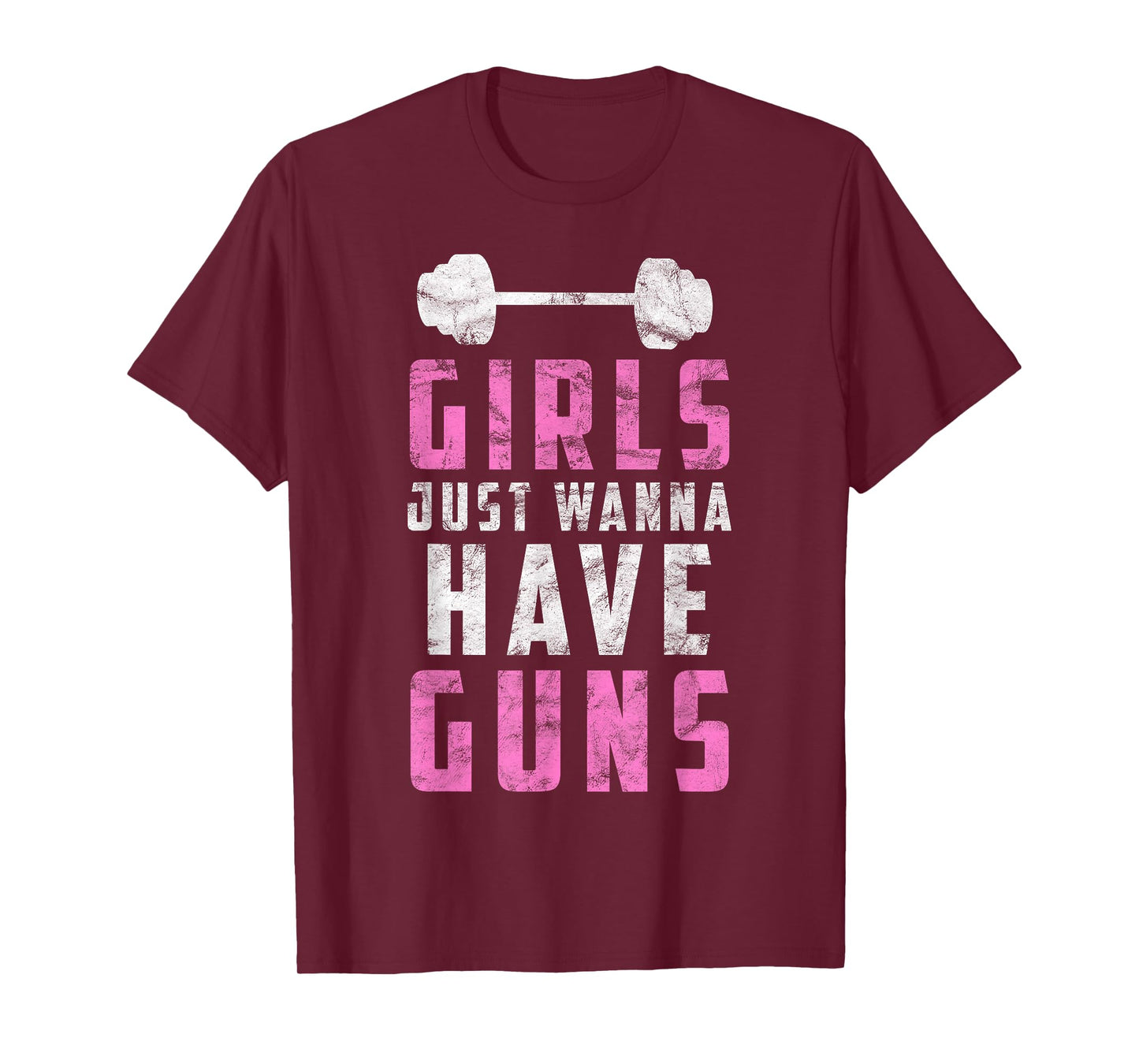 Womens Girls just want to have guns funny t-shirt T-Shirt