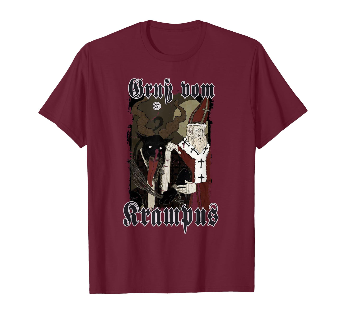 Greeting from Krampus Christmas Legend Figure T-Shirt