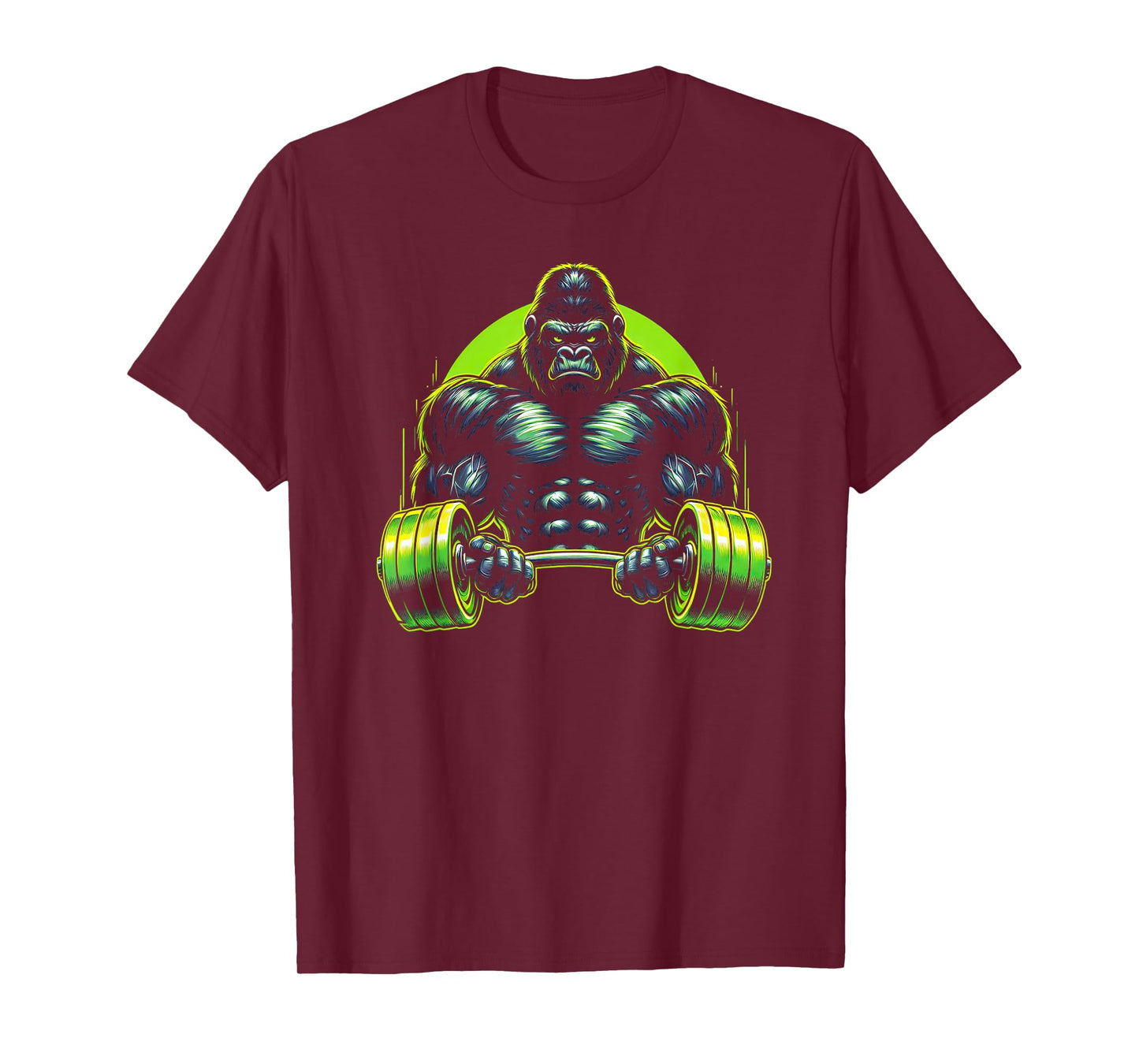 Gorilla Monkey Gym Wear Bodybuilding Workout Motivation T-Shirt