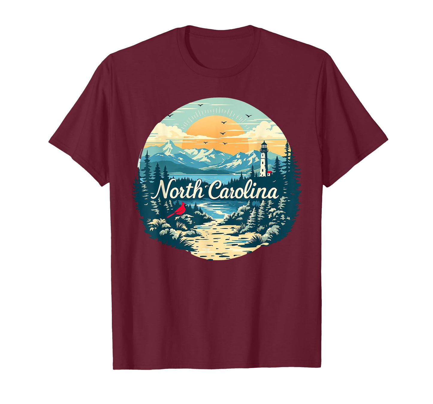 North Carolina Vintage State NC North Carolina Nature T-Shirt