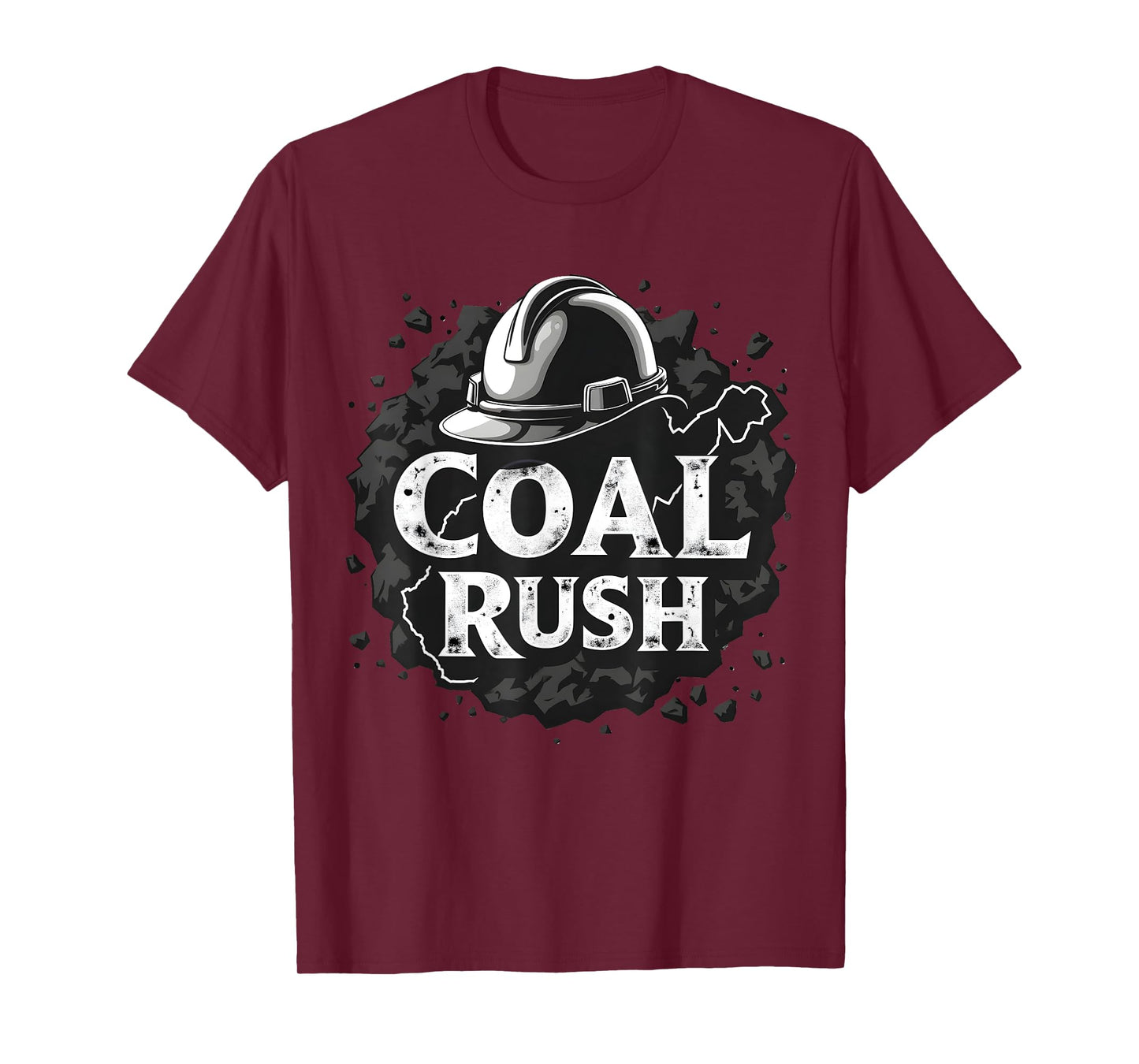 West Virginia Coal Rush Hard Hat Manufacturing Day Labor Day T-Shirt