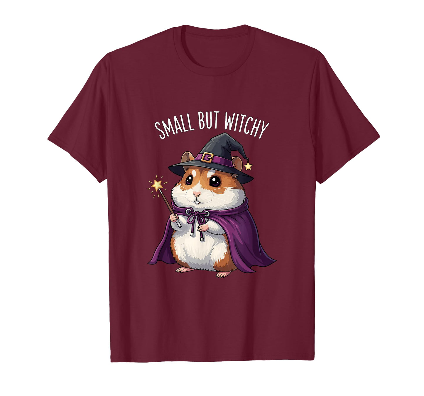 Funny Small But Witchy Cute Guinea Pig Halloween T-Shirt