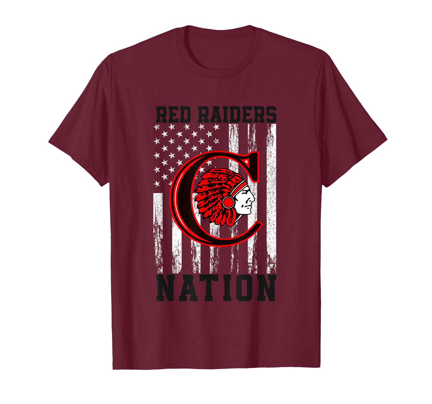 Coatesville Area Red Raiders Logo Nation HS T-Shirt