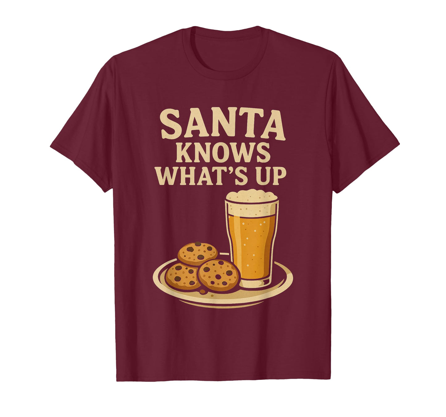 Santa Knows What's Up T-Shirt