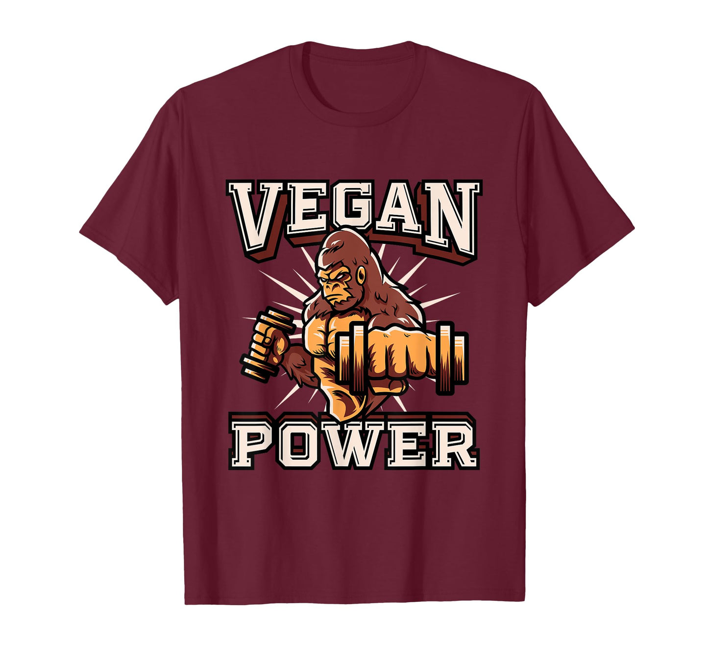 Vegan Power - Vegan & Vegetarian Workout T-Shirt