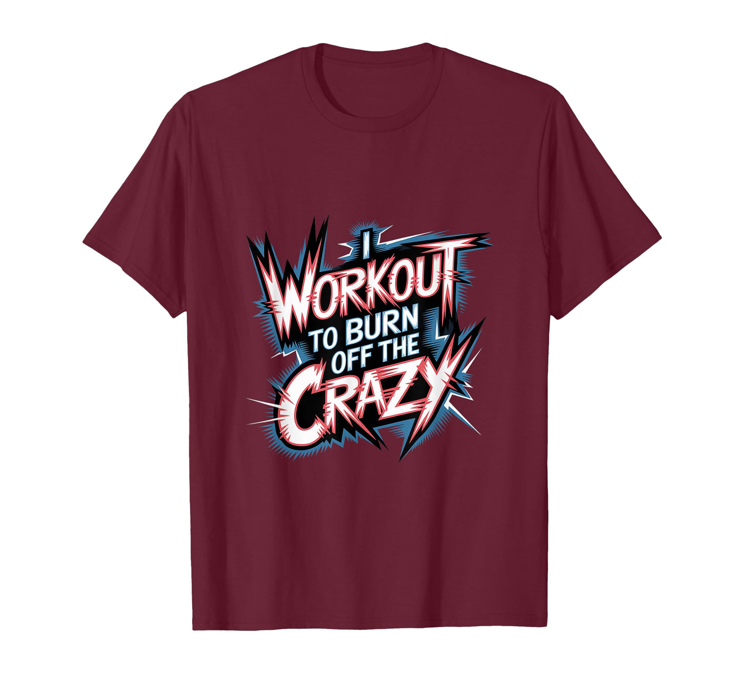 Insane Gym Exercise Unisex-Adults Workout T-Shirt Black Small Classic Fit Crew Neck Short Sleeve Cotton Blend Machine Wash