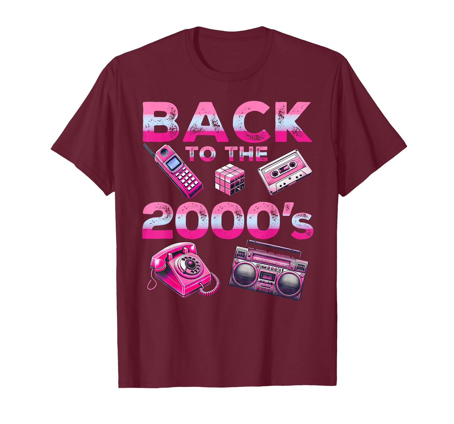 Back To 2000's 2000s Vintage Style 2000s Retro Party T-Shirt