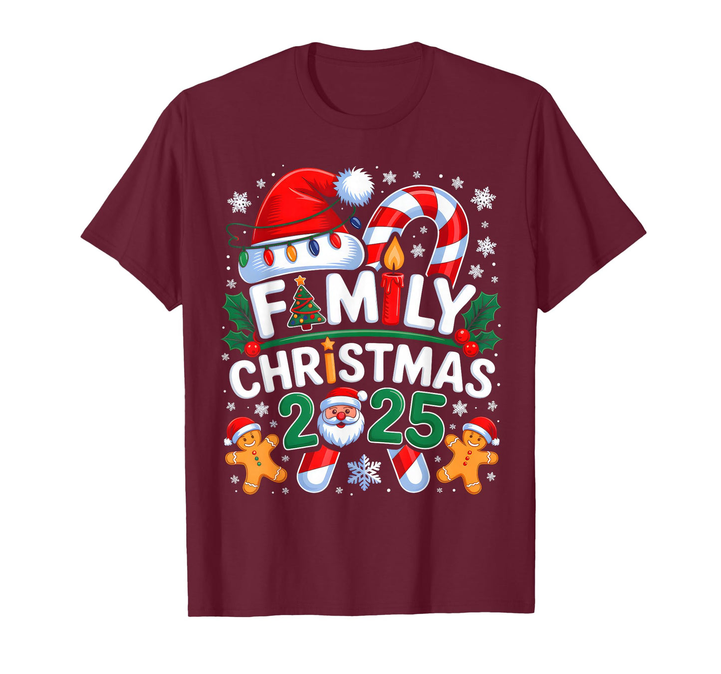 Christmas 2025 Family Matching Xmas Team Santa Squad 2025 T-Shirt