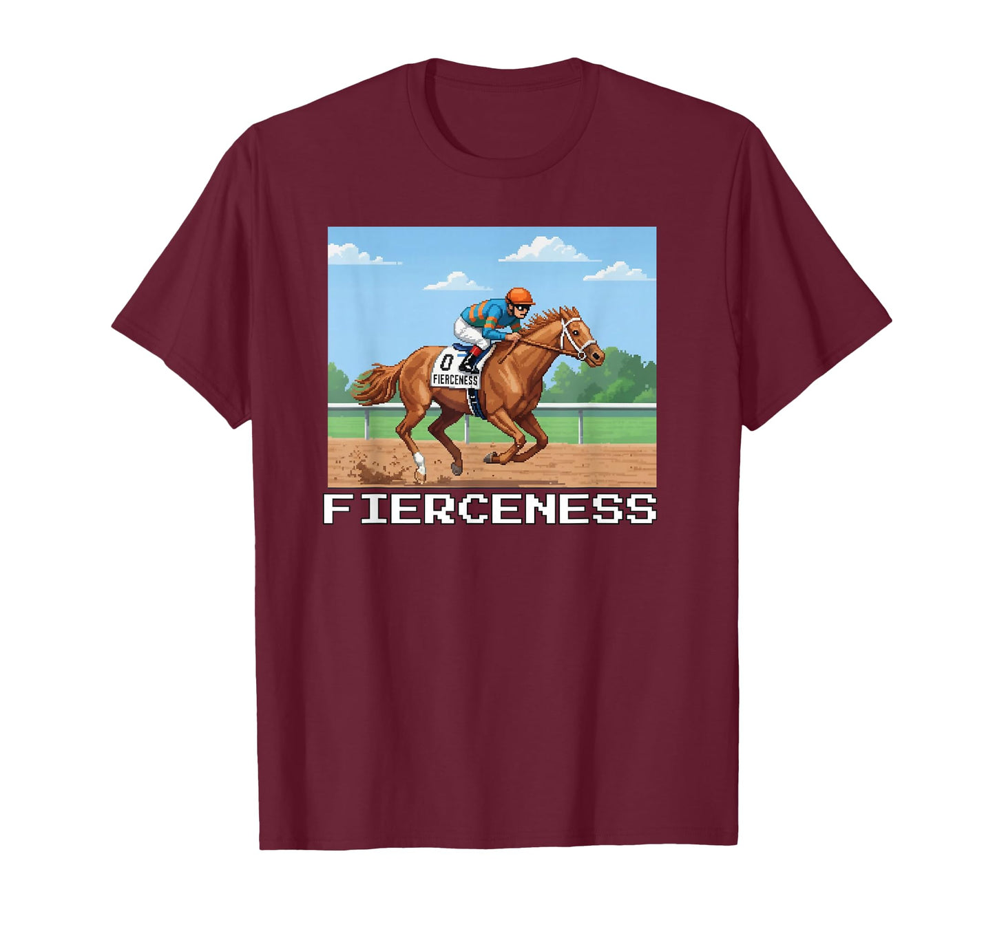 Fierceness Horse, Horse Racing, Del Mar, Santa Anita, Horses T-Shirt