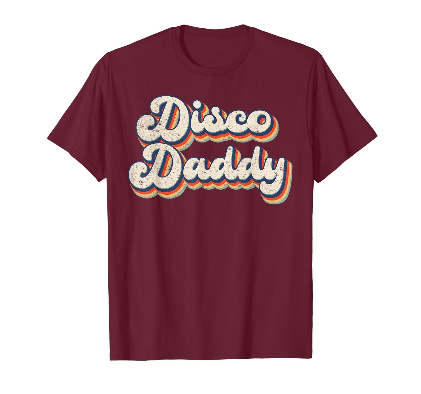Retro Disco Daddy Disco Costume 70s Vintage Men T-Shirt