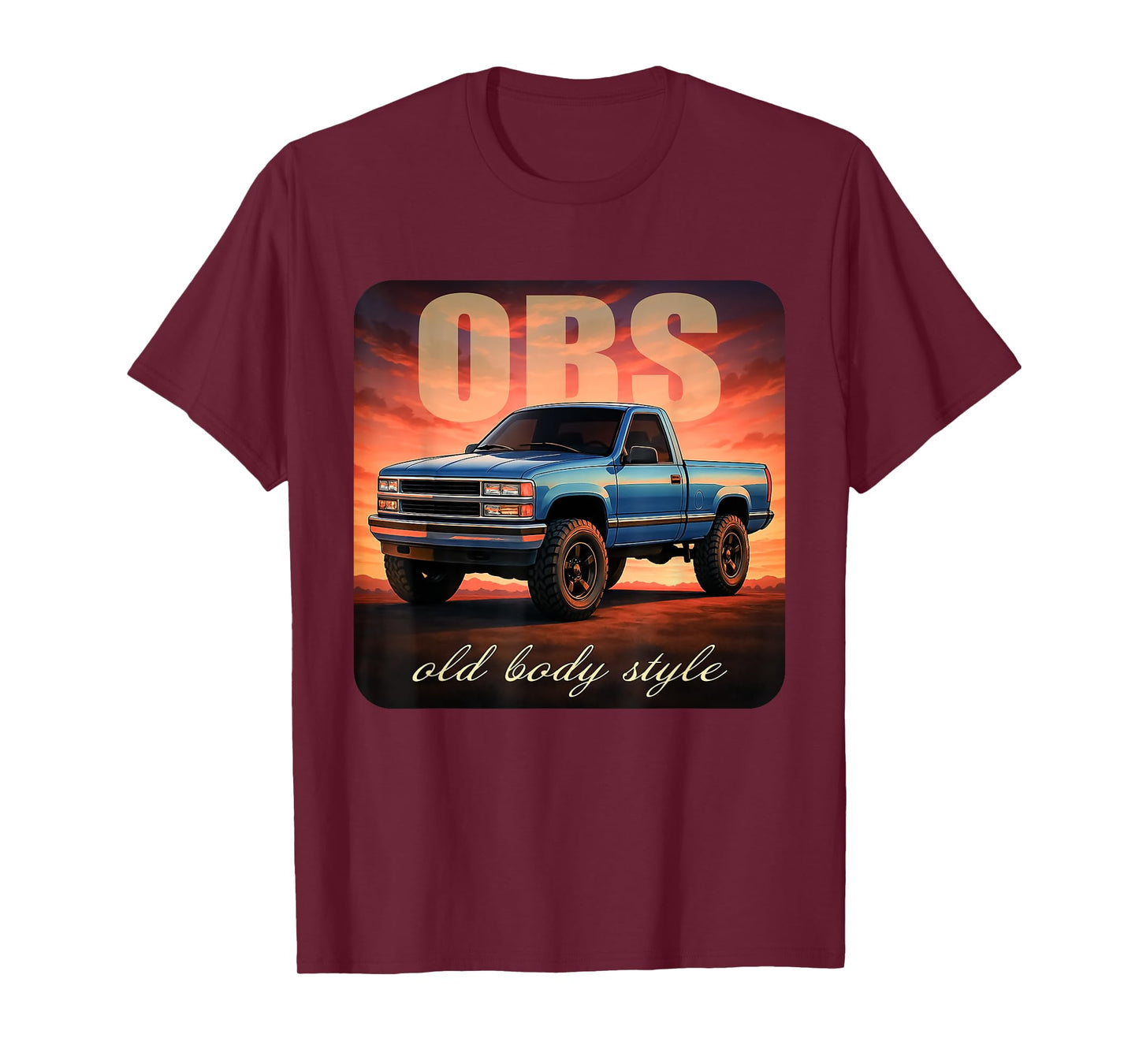 OBS Truck 90s Single Cab Lifted 1500 Truck Car Enthusiast T-Shirt