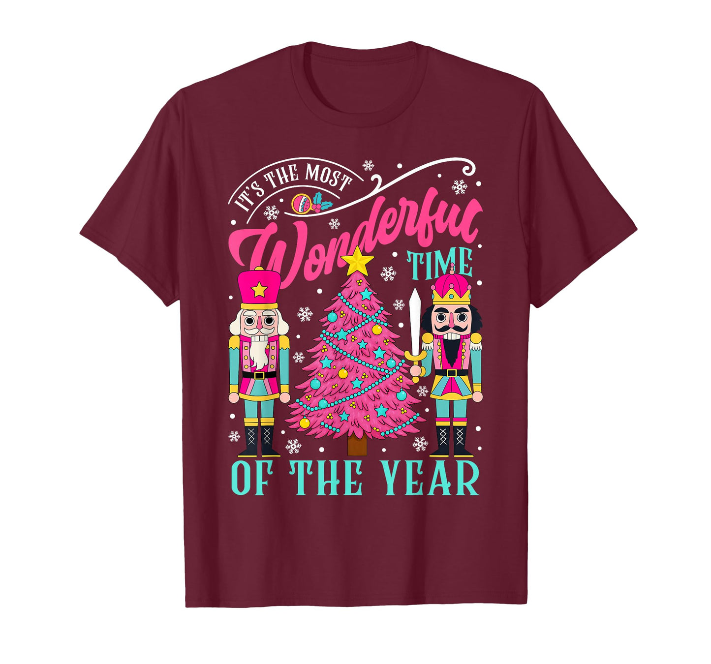 It's The Most Wonderful Time of The Year Pink Nutcracker T-Shirt