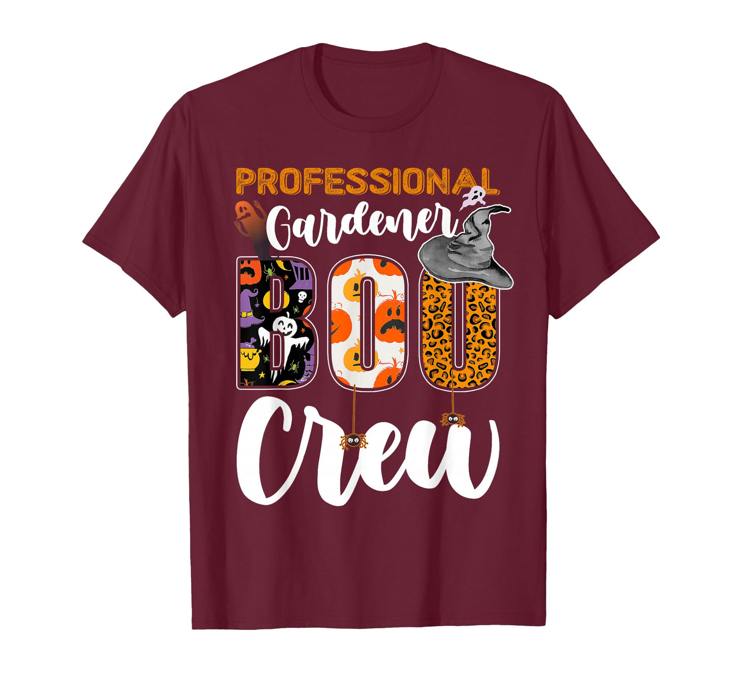 Professional Gardener Boo Crew Halloween Match Grower T-Shirt