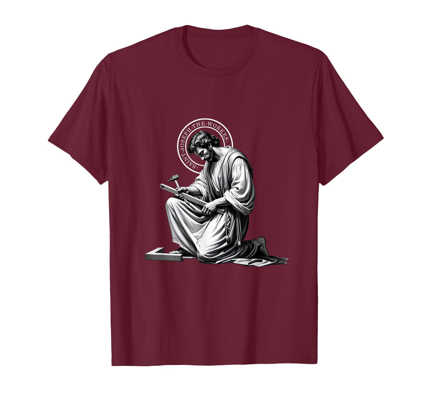 Saint Catholic Church St. Joseph The Worker Jesus Father T-Shirt