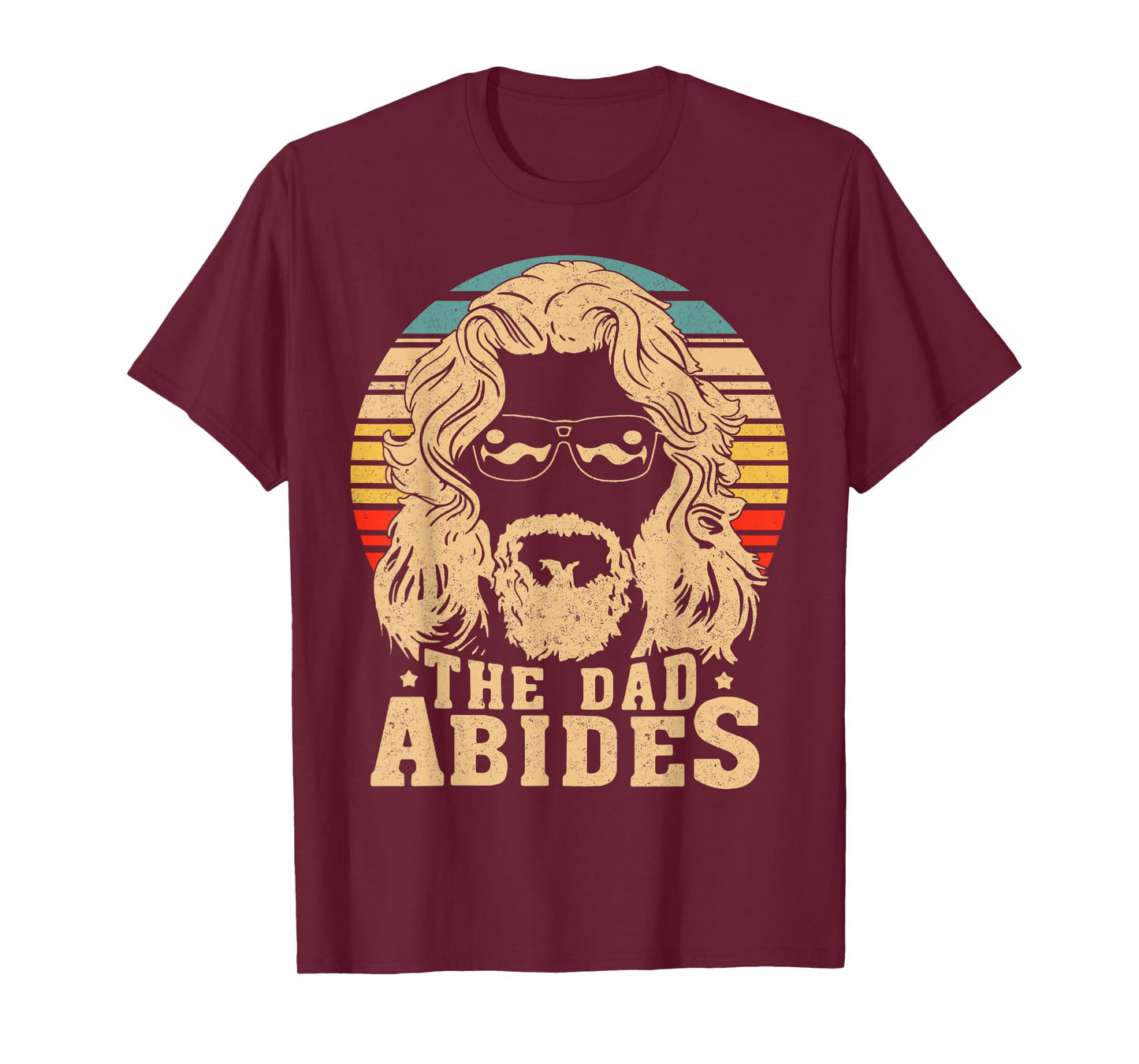 Vintage Retro The Dad Abides Funny Daddy Father's Day T-Shirt
