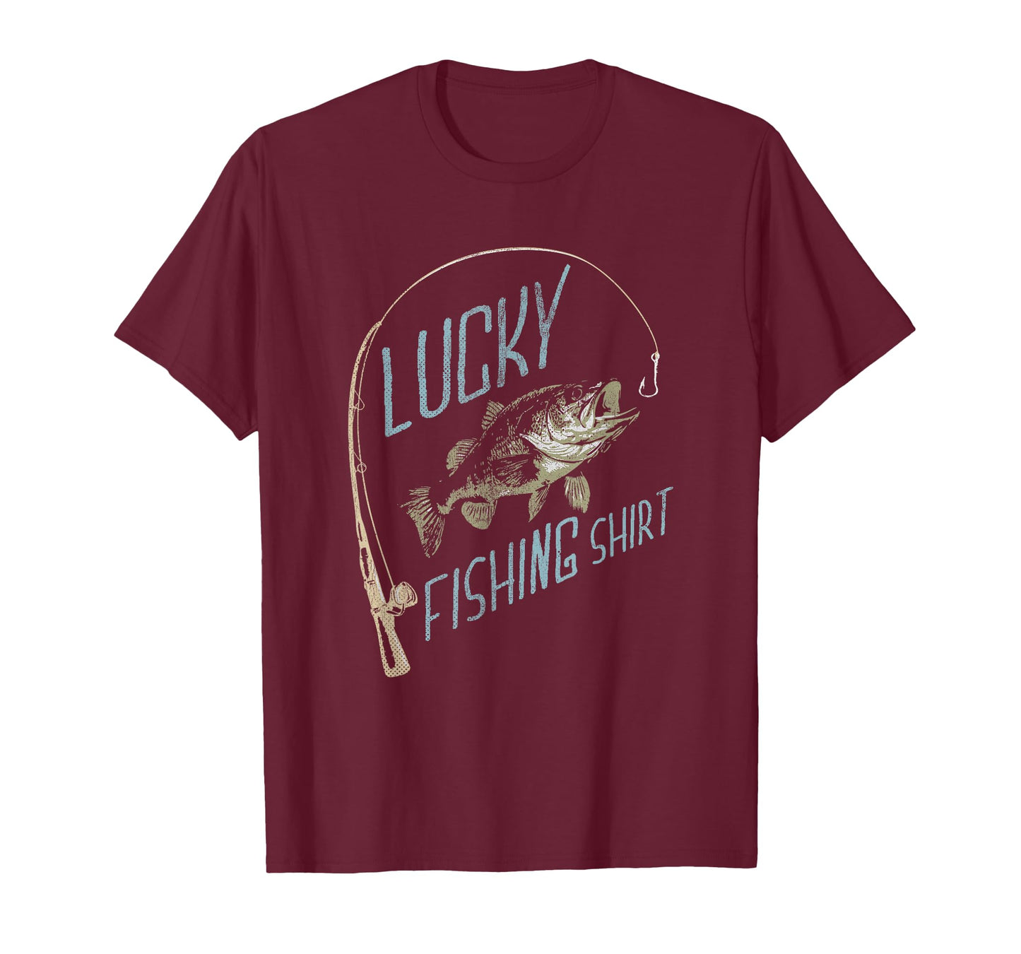 Lucky Fishing Funny T-Shirt