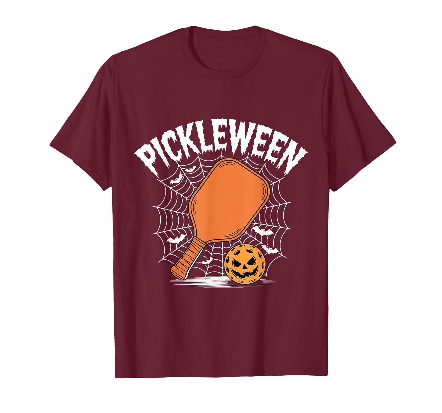 Pickleween Pickleball Halloween Funny Love Pickleball T-Shirt