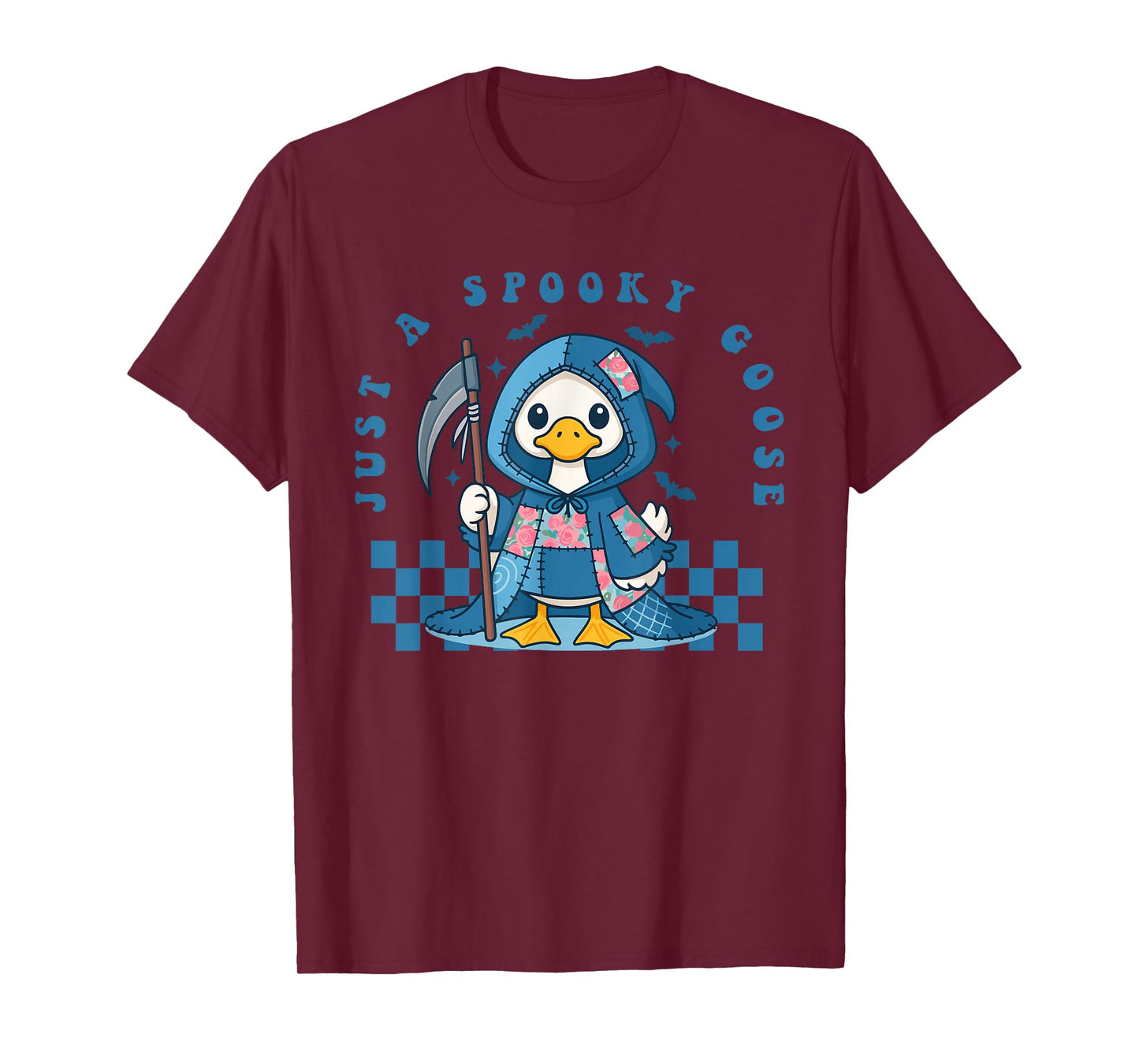 Just A Spooky Goose Halloween Silly Goose Funny Halloween T-Shirt