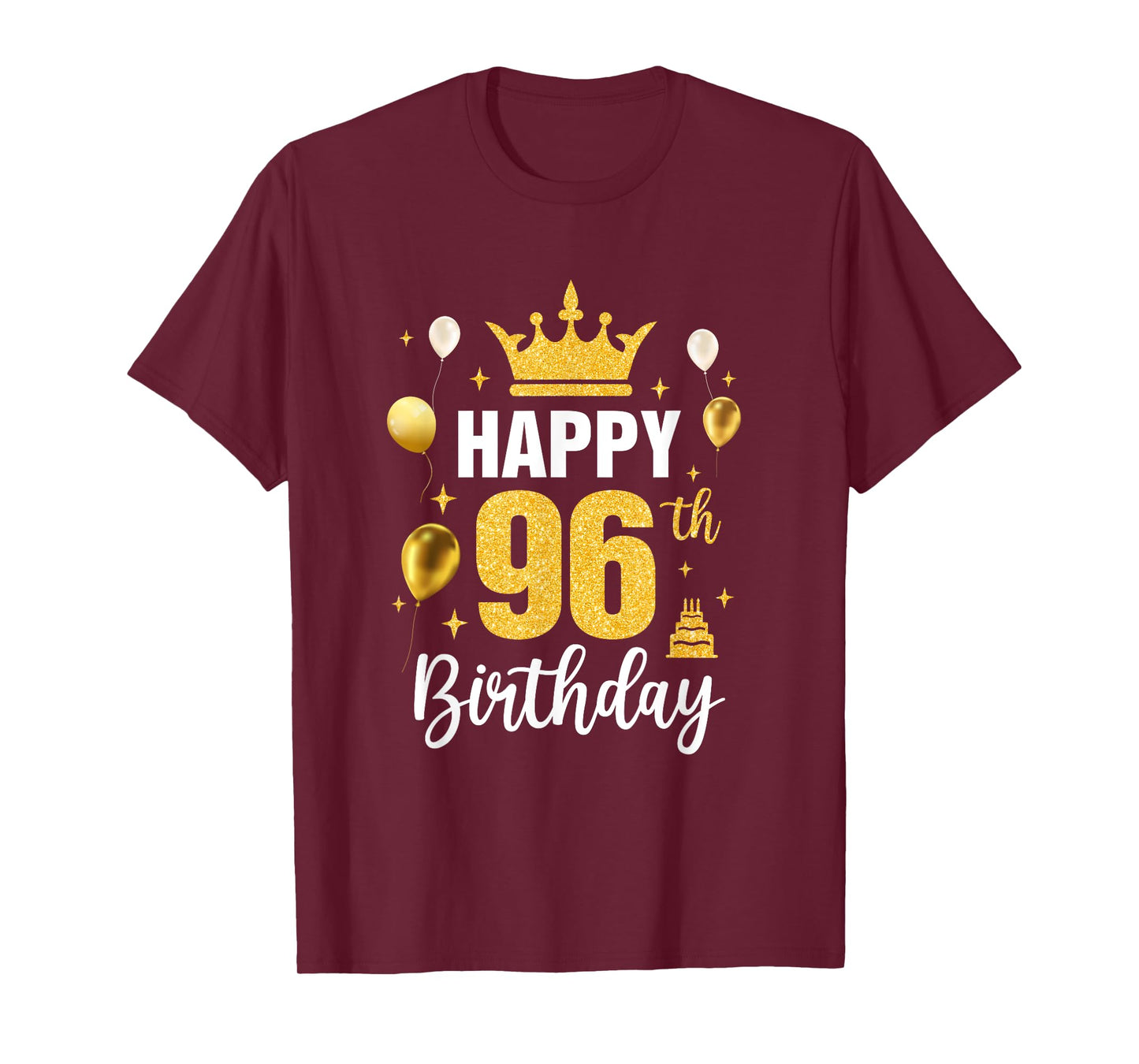 Happy 96Th Birthday Idea For 96 Years Old Man And Woman T-Shirt