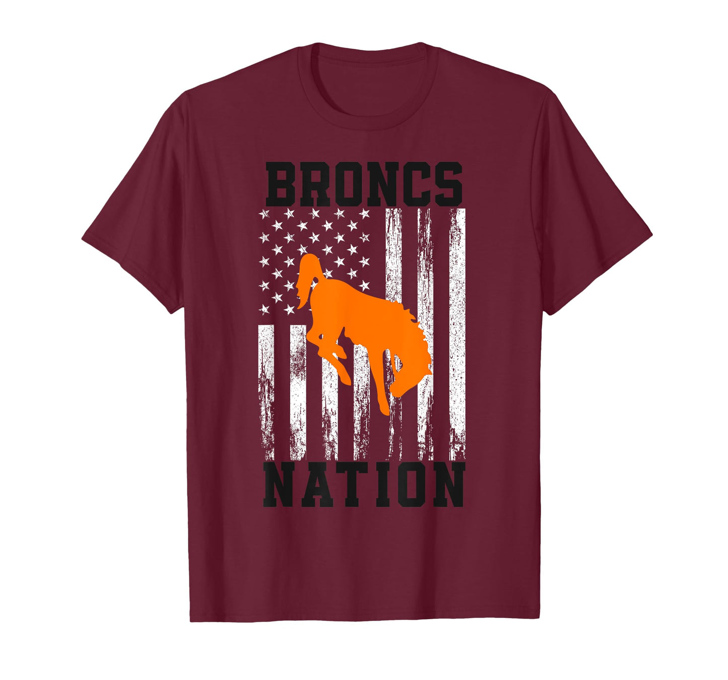Burns Broncs Logo Nation HS T-Shirt