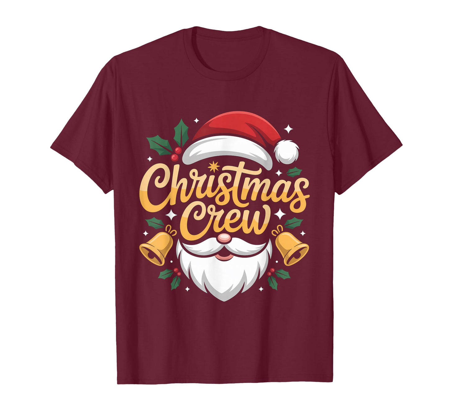 Christmas Crew Matching Family and Santa Friends T-Shirt