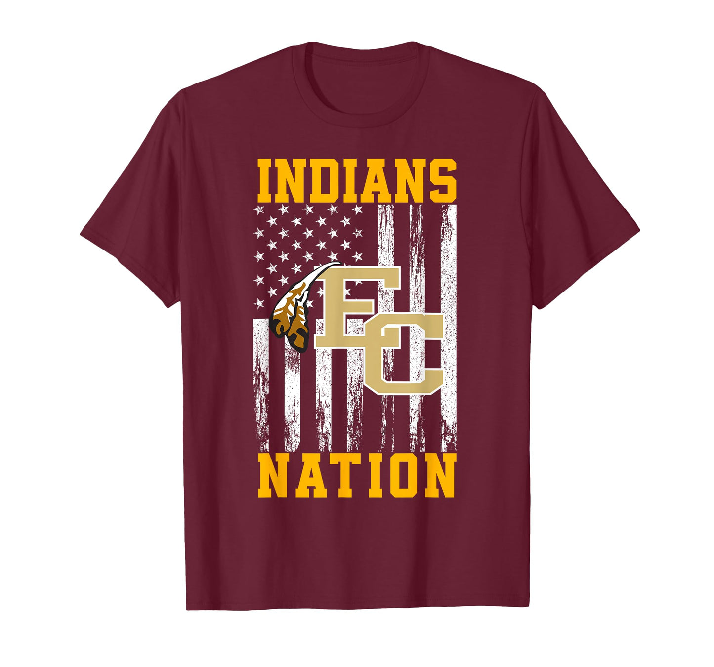 East Coweta Indians Logo Nation HS T-Shirt