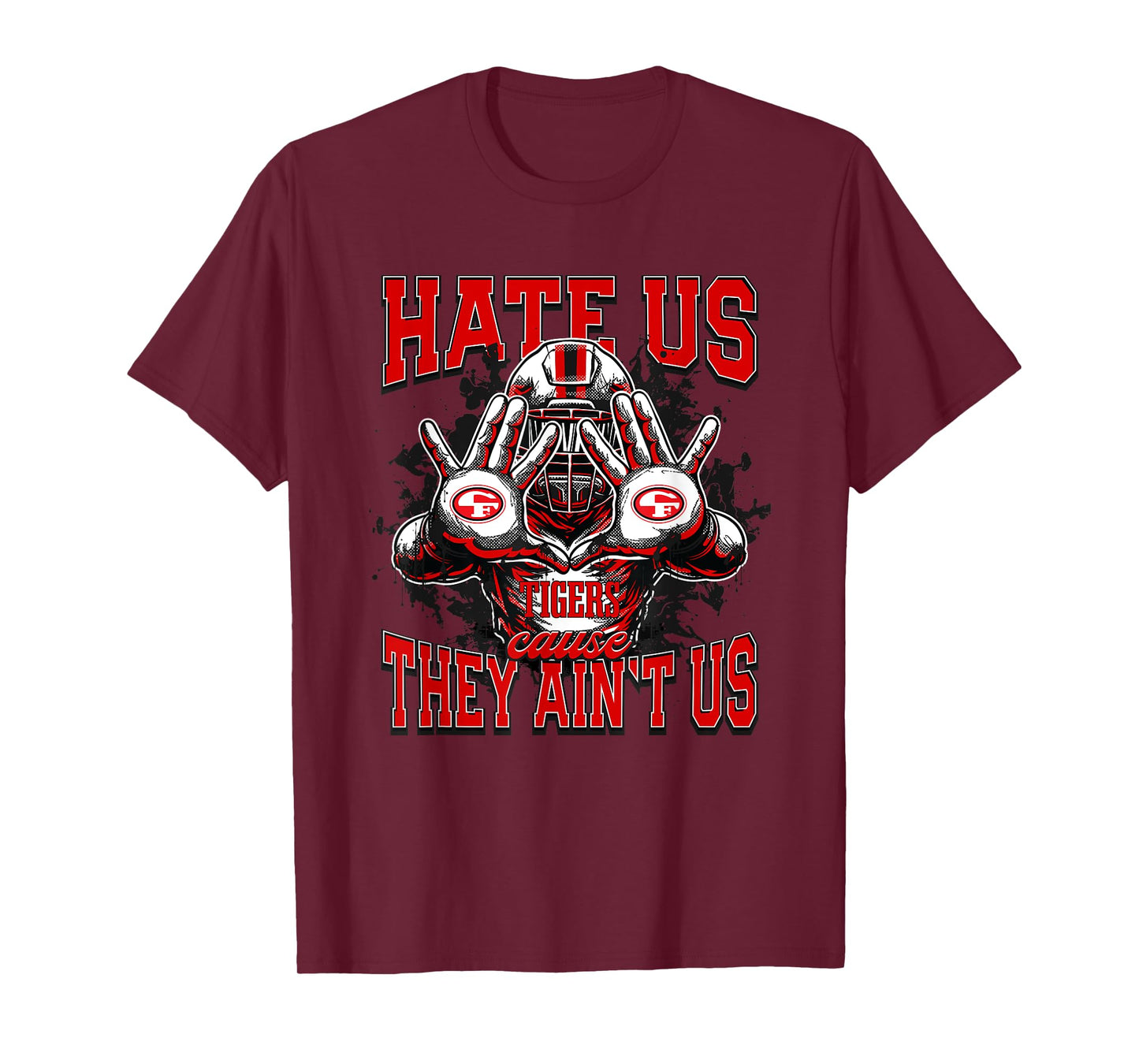 Cedar Falls Tigers Logo Hate Us Cause They Ain't HS T-Shirt