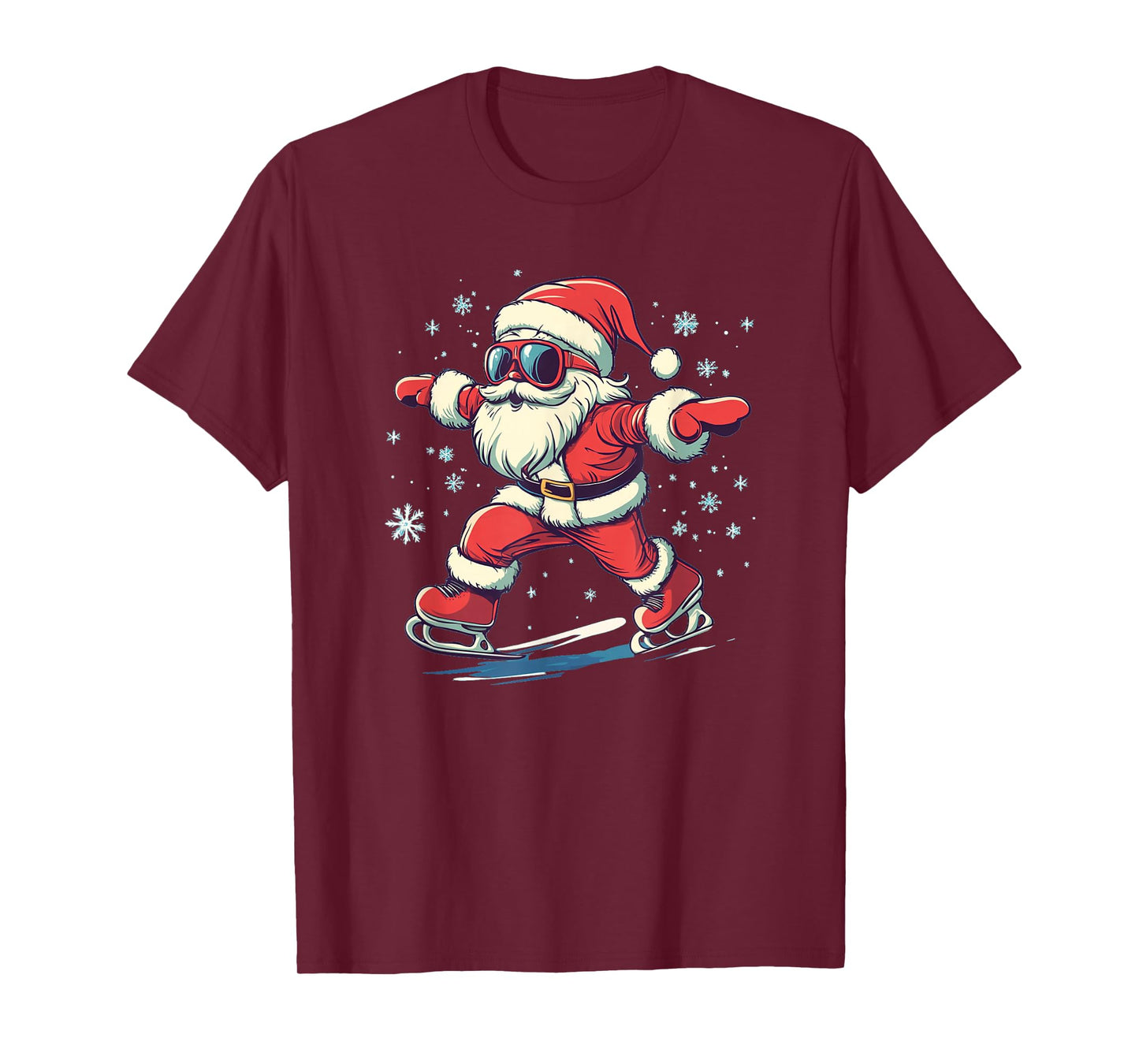 Funny Ice Dancer Santa Costume T-Shirt