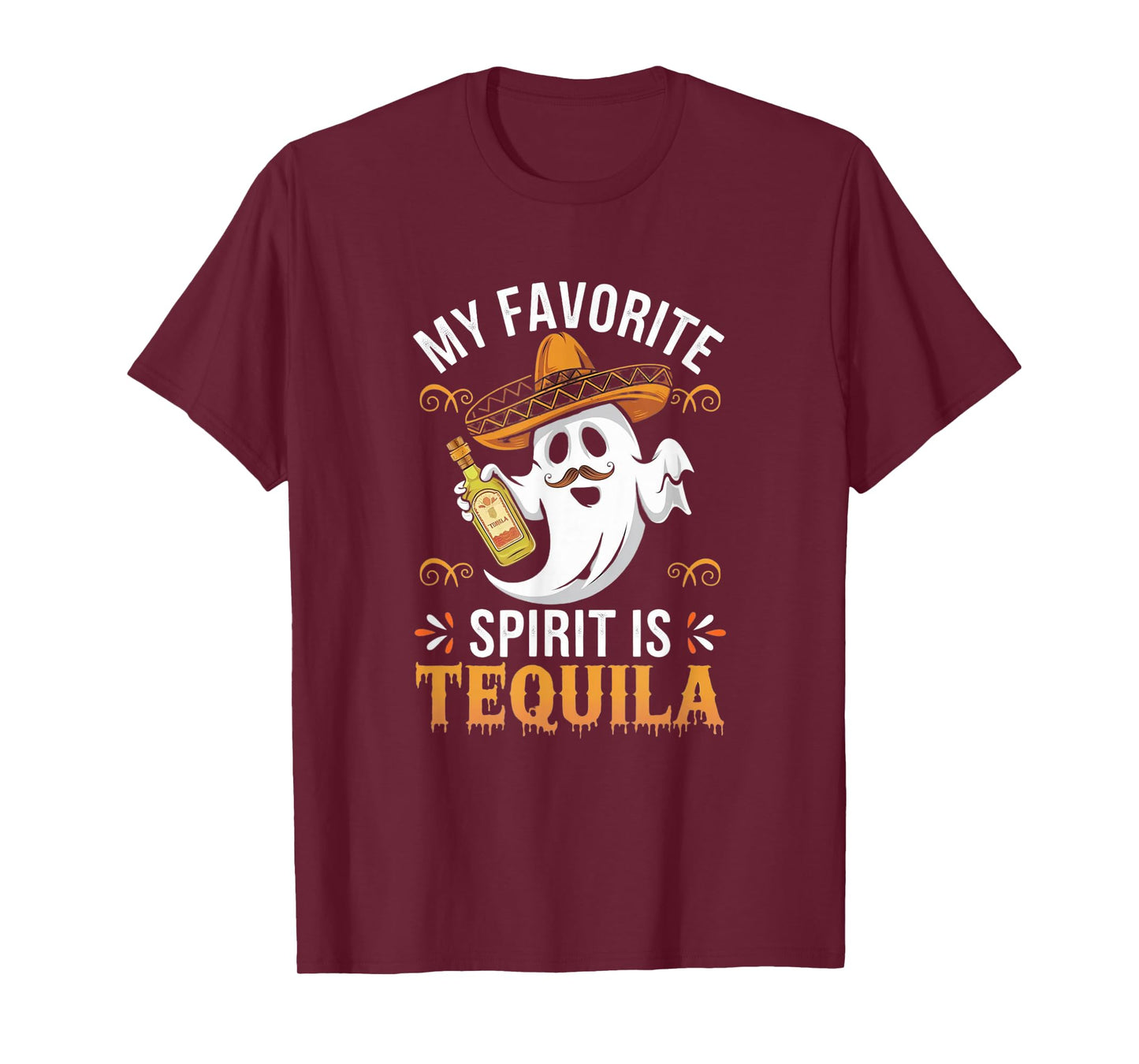 My Favorite Spirit Tequila Funny Halloween T-Shirt