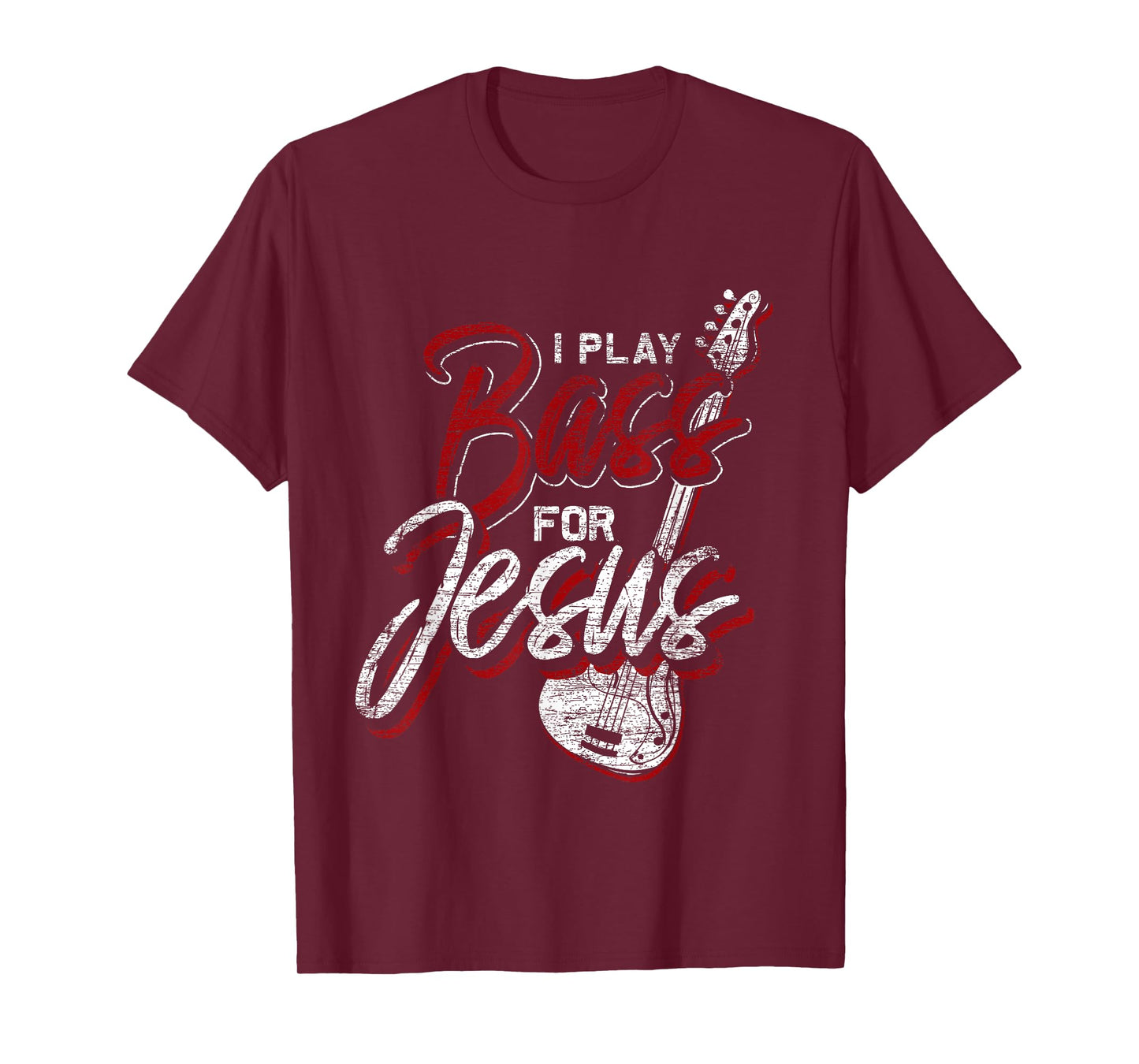 Jesus Bassist Christian Bass Player Bass Guitar T-Shirt