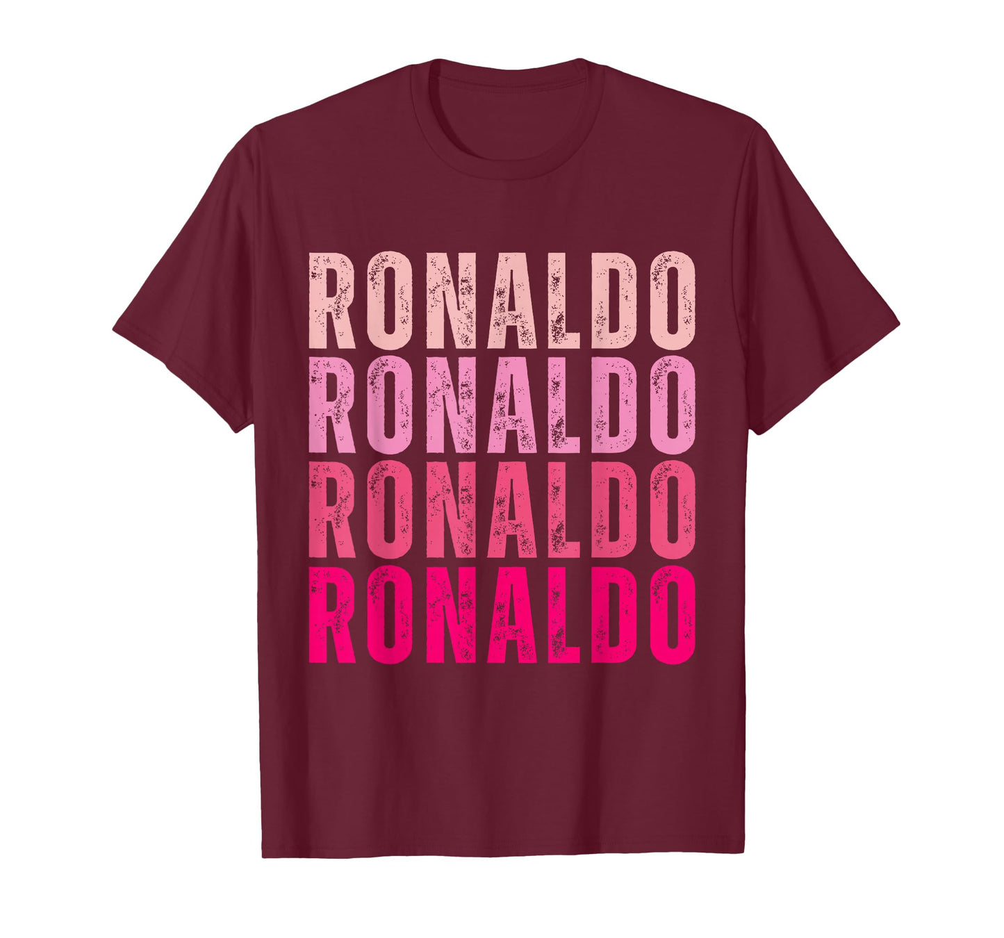 Vintage Ronaldo Personalized Name I Love Ronaldo T-Shirt