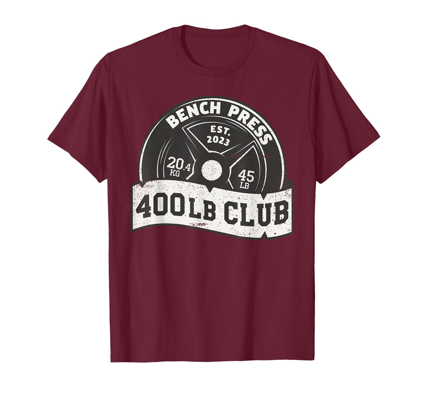 400 Lb Pound Club Bench Press Dead Lift Squat Train Women T-Shirt