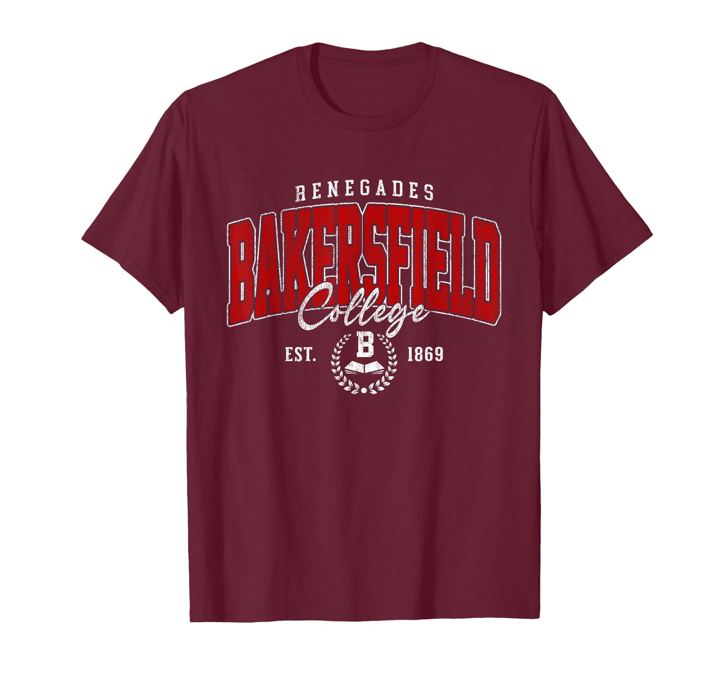 Bakersfield Arch Athletic Vintage Sports Tee Men Women T-Shirt