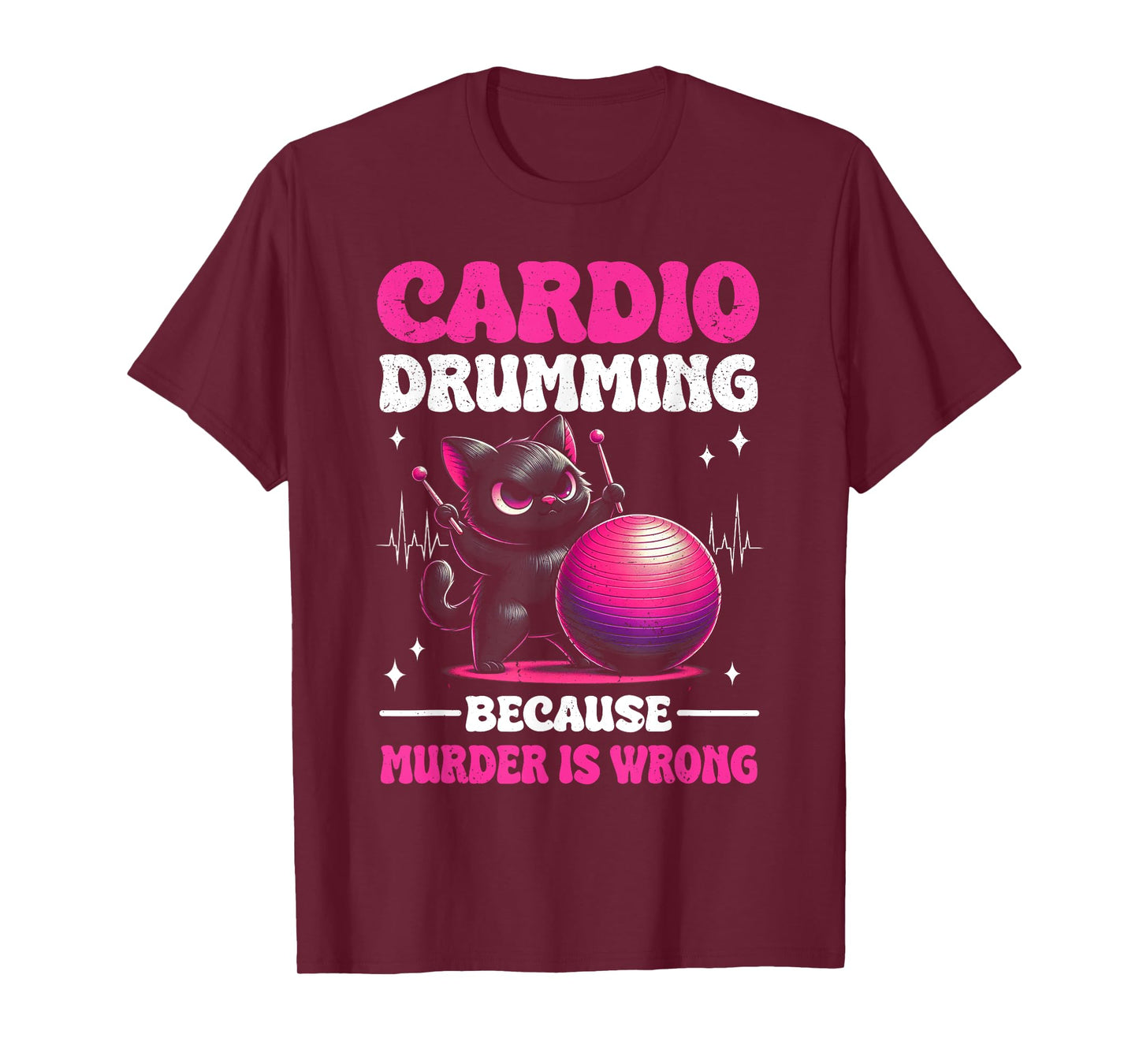Drumming fitness Cardio drumming women T-Shirt