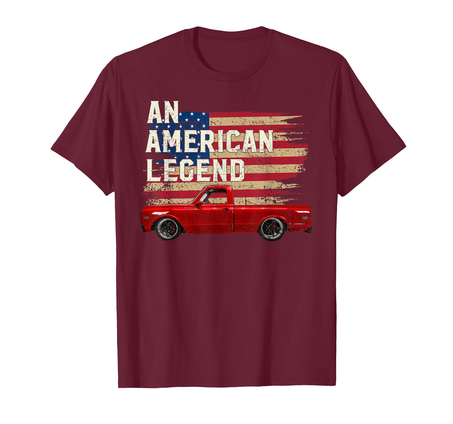 69 1969 1970 70 c10 truck American Flag Legend T-Shirt