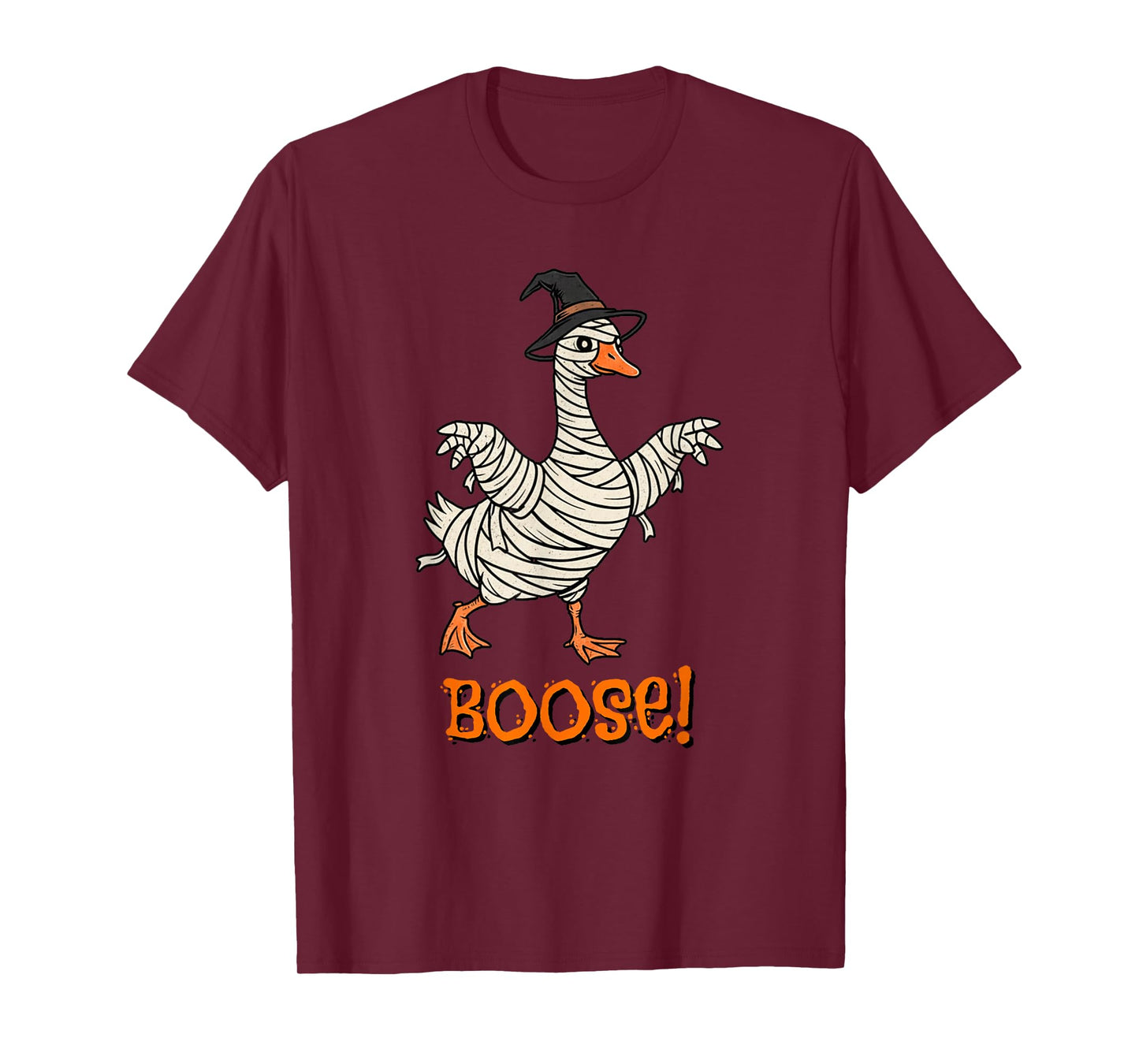 Halloween Mummy Goose Spooky Costume Funny T-Shirt