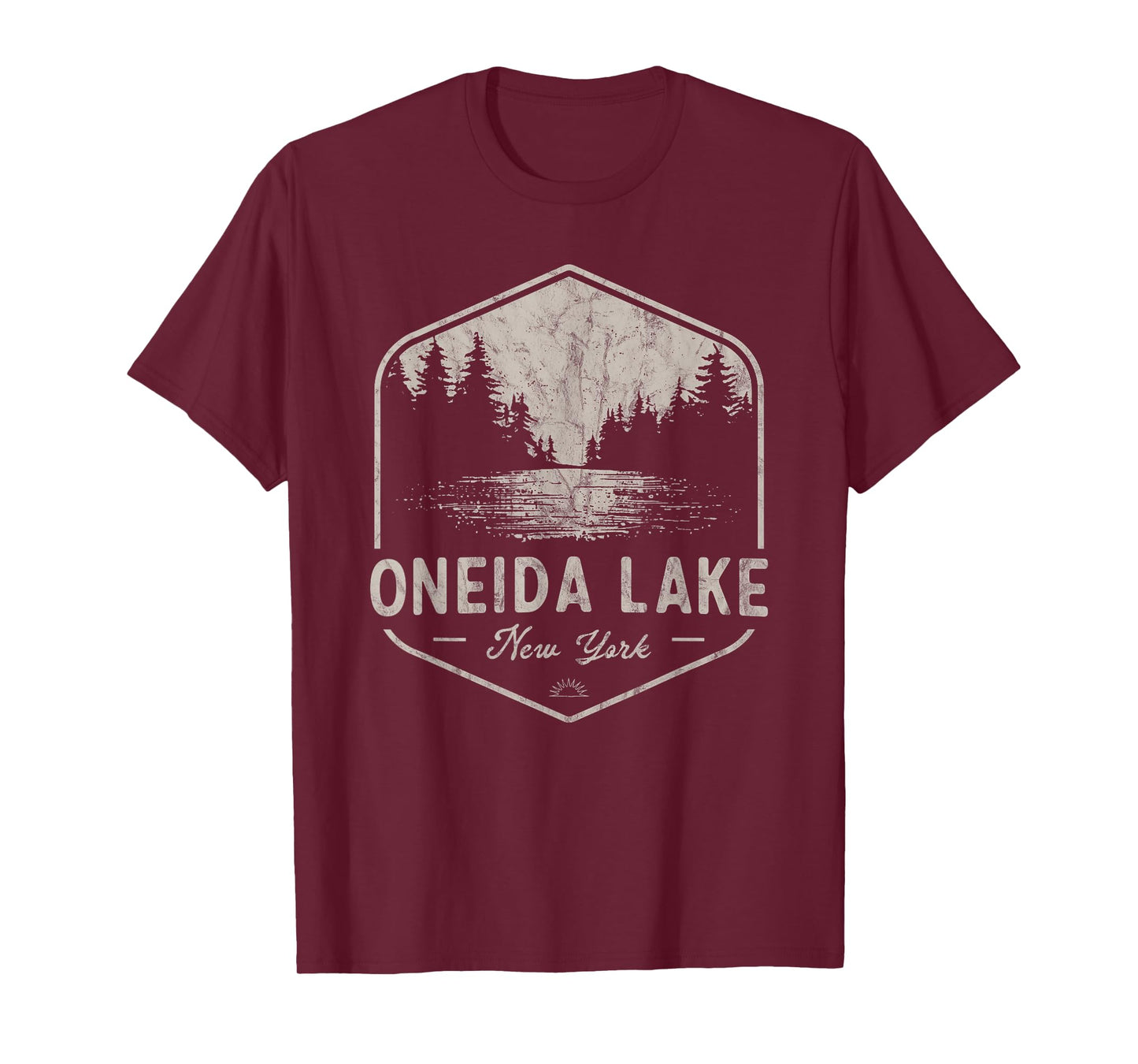 Oneida Lake New York Outdoors Vintage T-Shirt