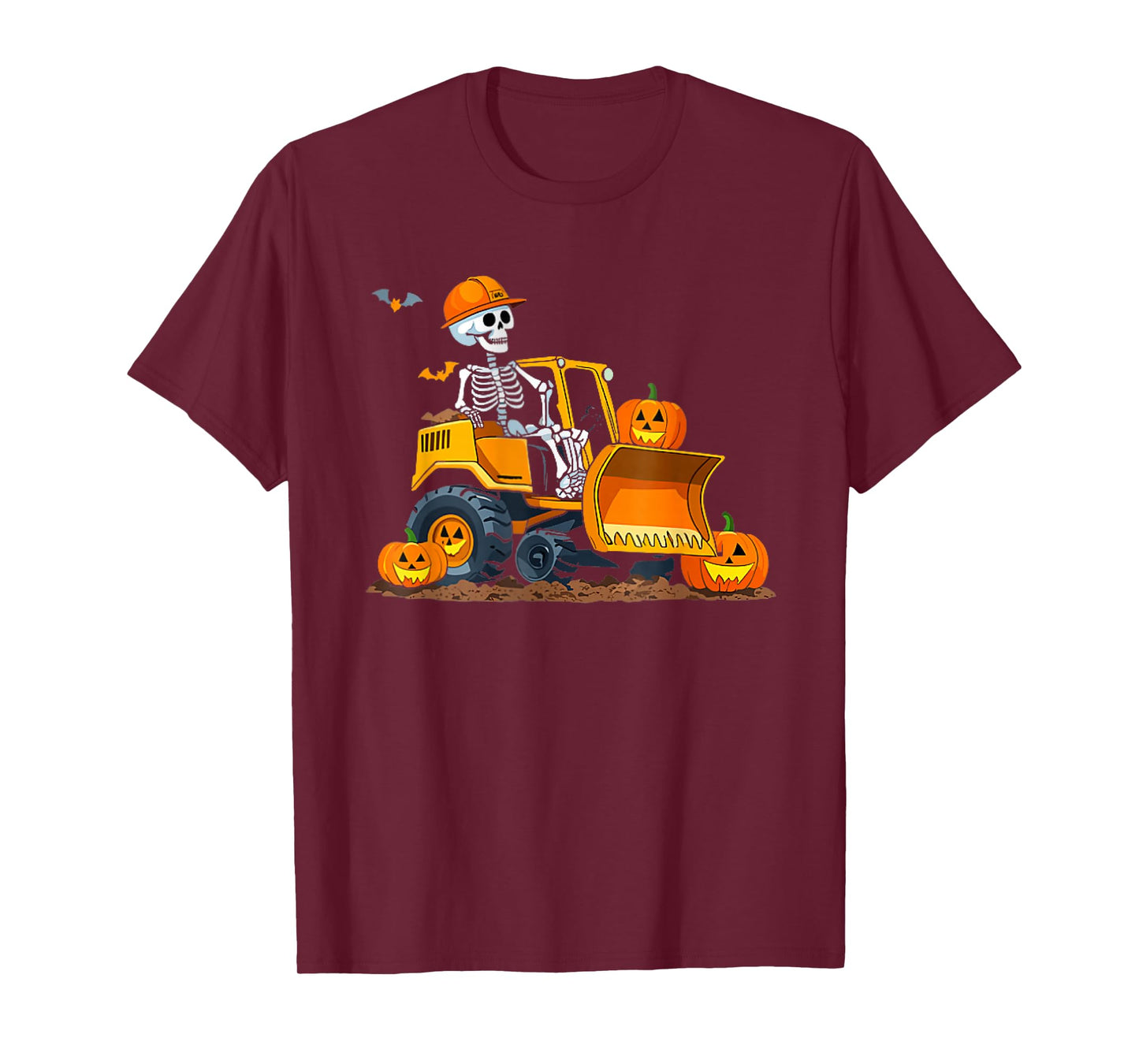 Spooky Construction Trucks Halloween Toddler Boys T-Shirt