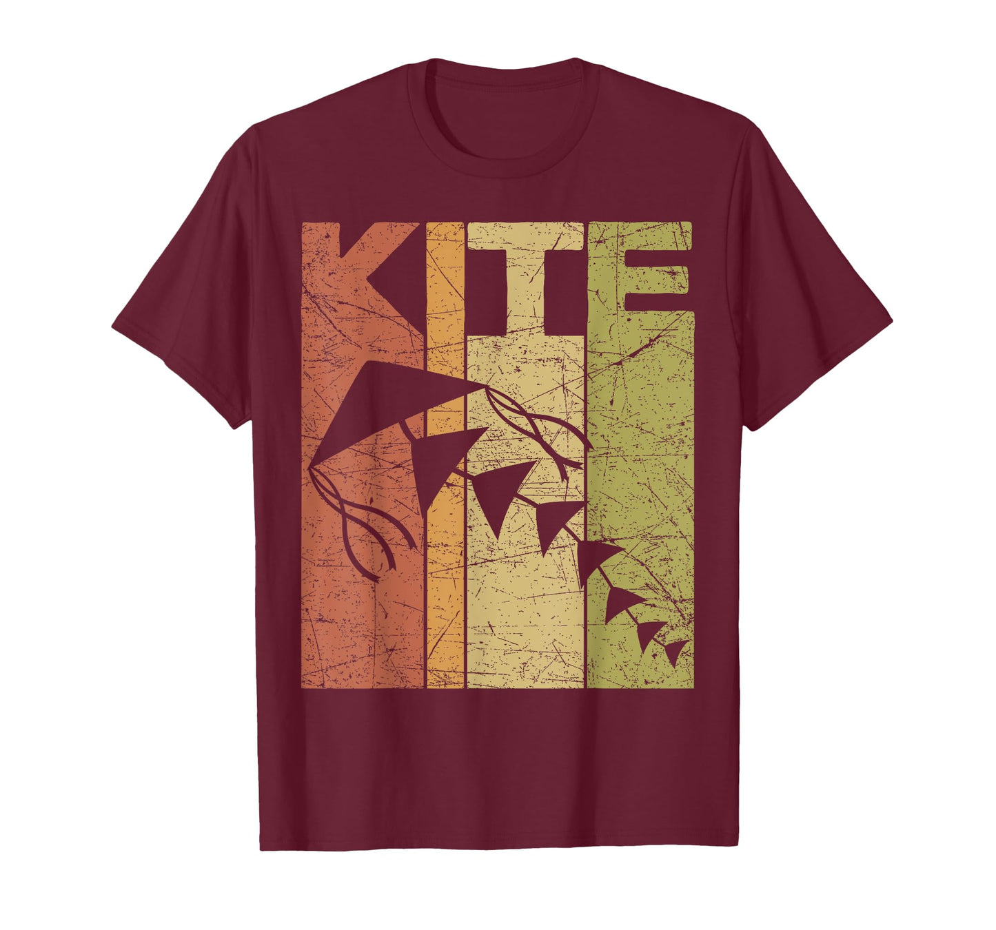 Kite Flying Vintage Wind Kite Retro Flying Kite T-Shirt