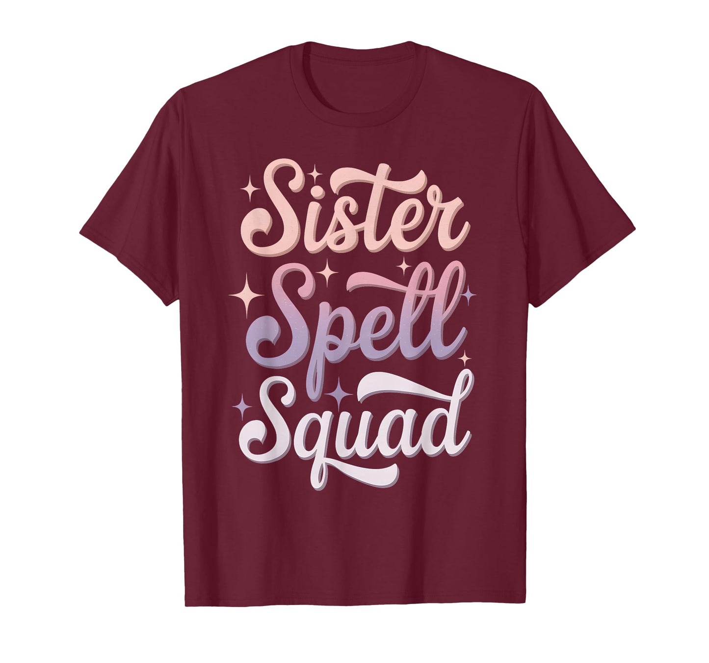 Sister Spell Squad Matching Witch Halloween Outfit T-Shirt
