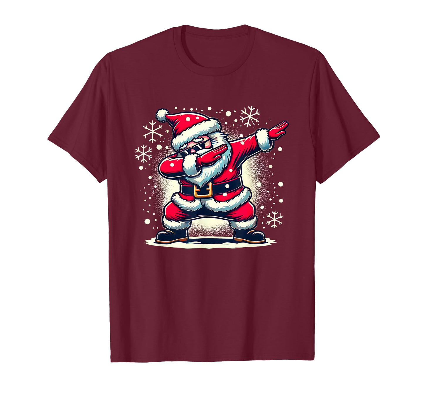 Dabbing Santa Claus Funny Christmas Boys Kids Girls Xmas Dab T-Shirt