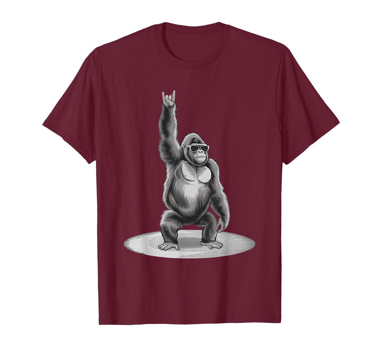 Gorilla Rock Music Boys Kids Men Gorilla Vintage Animal T-Shirt