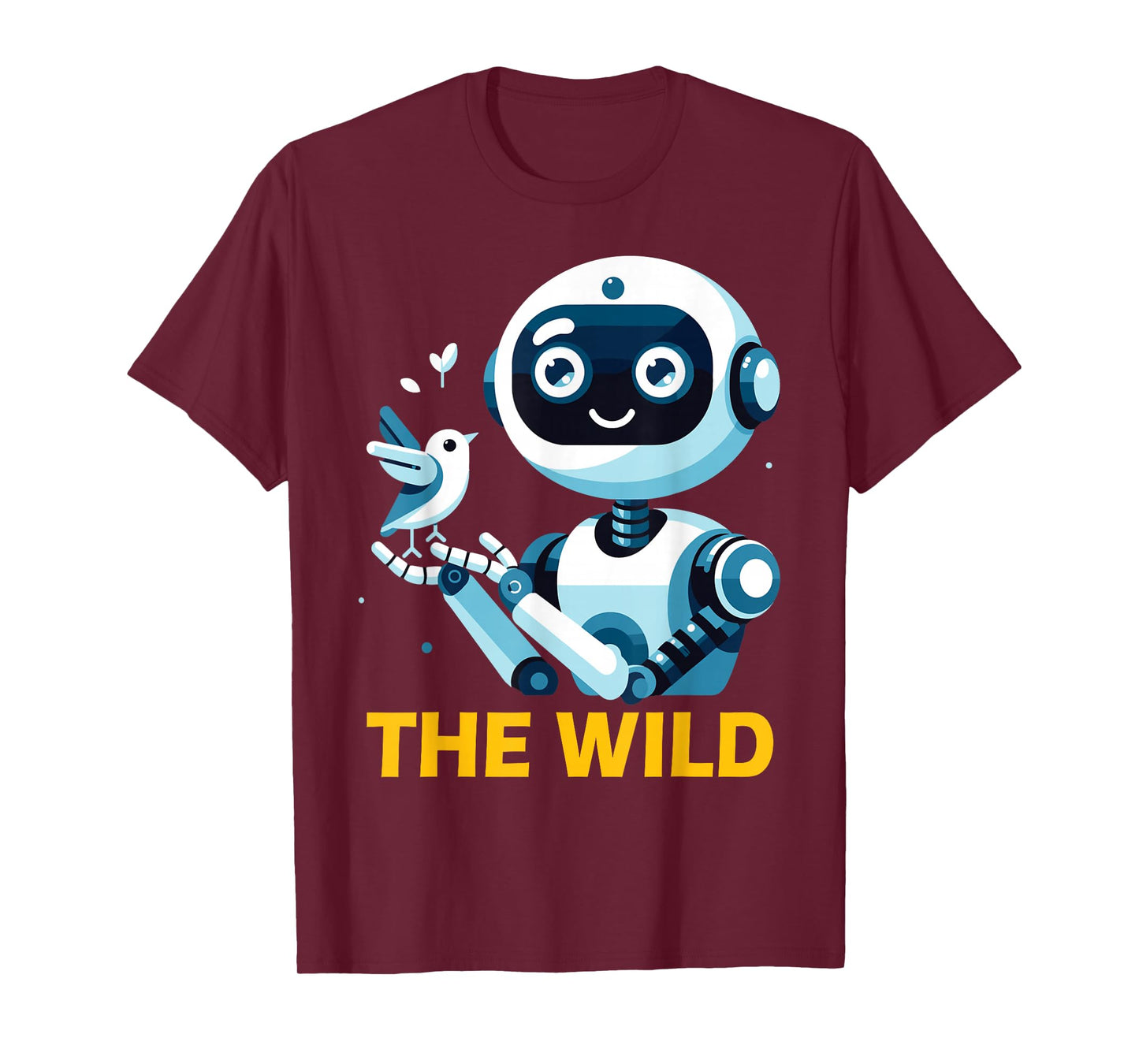 Wild Retro Vintage Machine ROBOT Art Science & Math Boy Kid T-Shirt