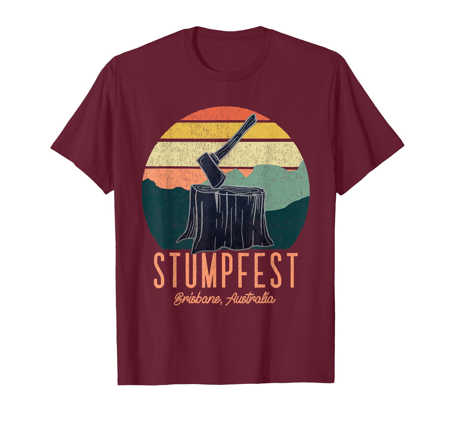 Vintage Funny Stumpfest 2024 Brisbane Get Sweaty T-Shirt