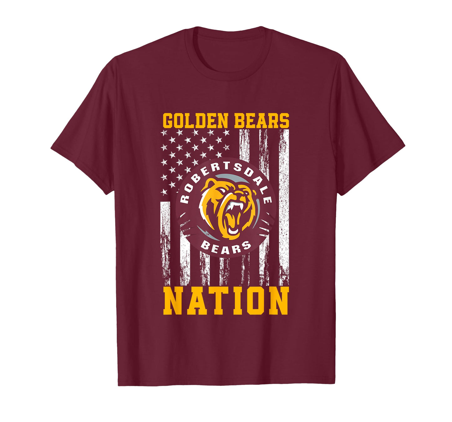 Robertsdale Golden Bears Logo Nation HS T-Shirt