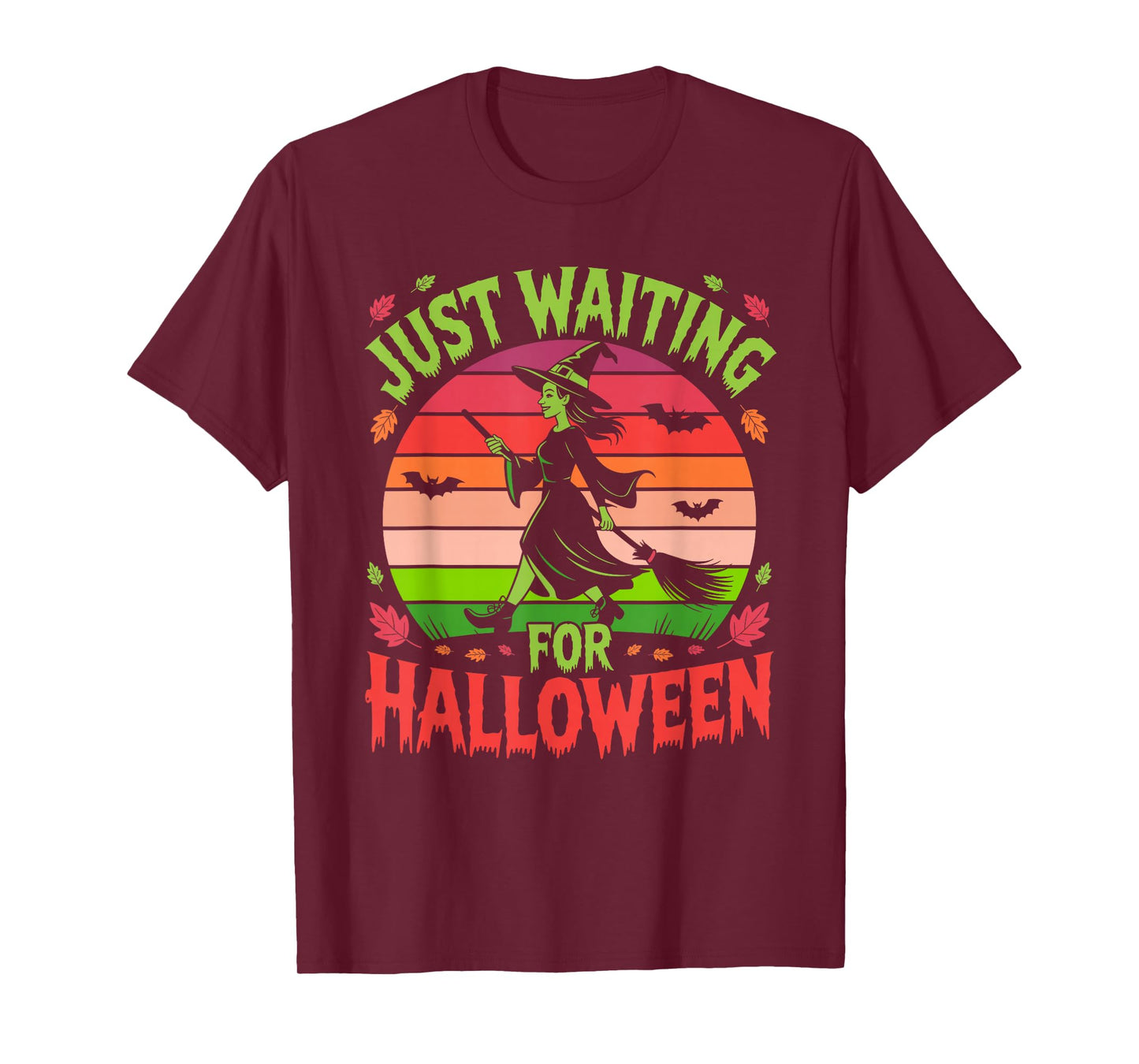 Just Waiting for Halloween Costume Summerween Witch Costume T-Shirt