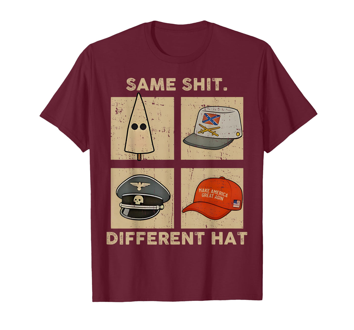 Same Shit Different Hat Retro Vintage Funny for Men Women T-Shirt