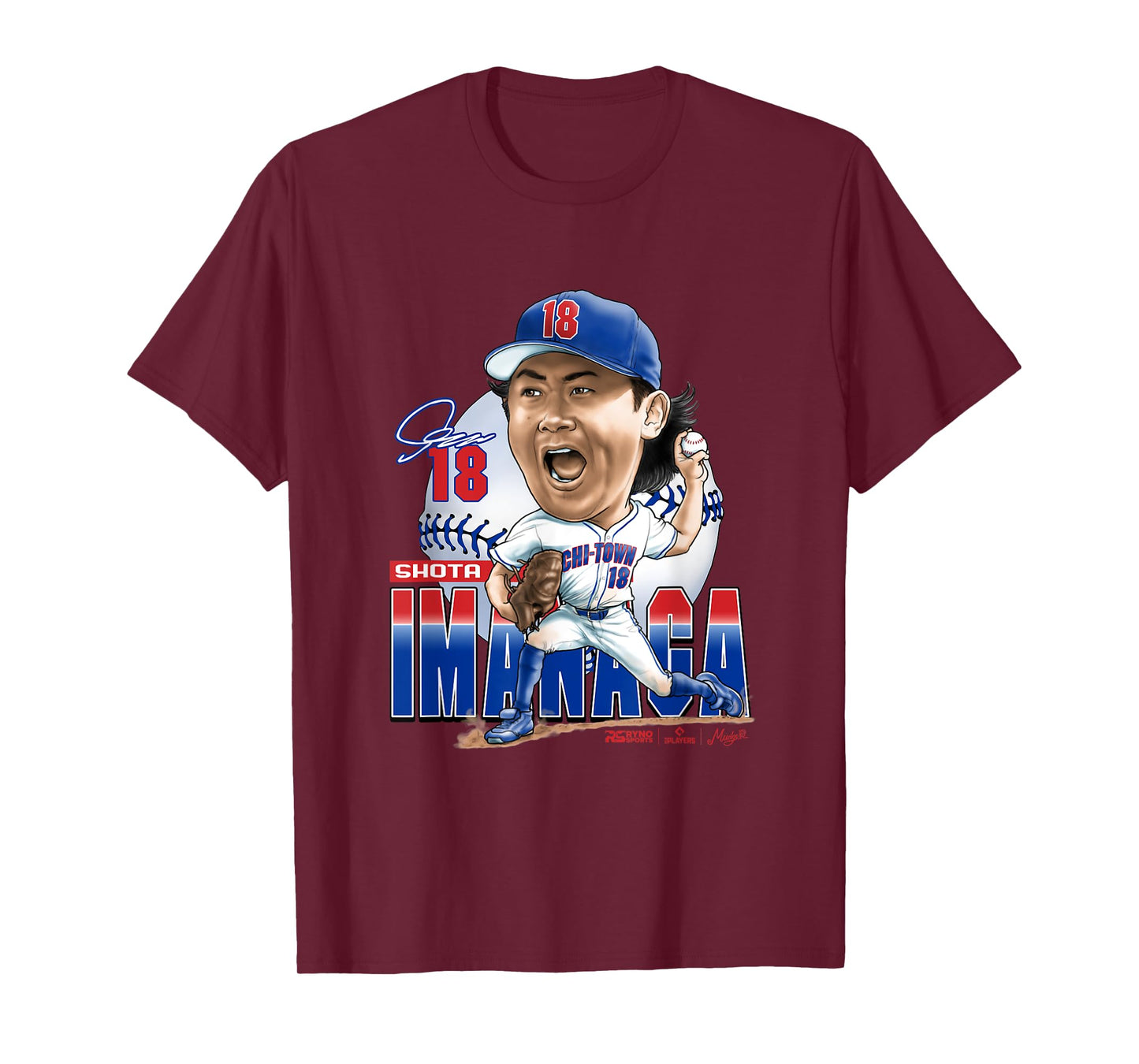 Shota Imanaga Chicago Baseball Mudge Studios T-Shirt
