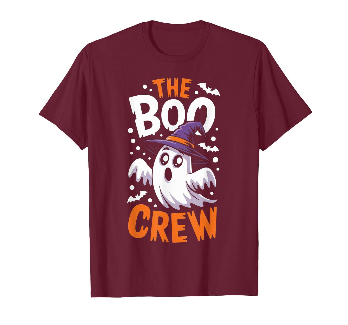 Halloween Ghost The Boo Crew Costume Matching Women Gifts T-Shirt